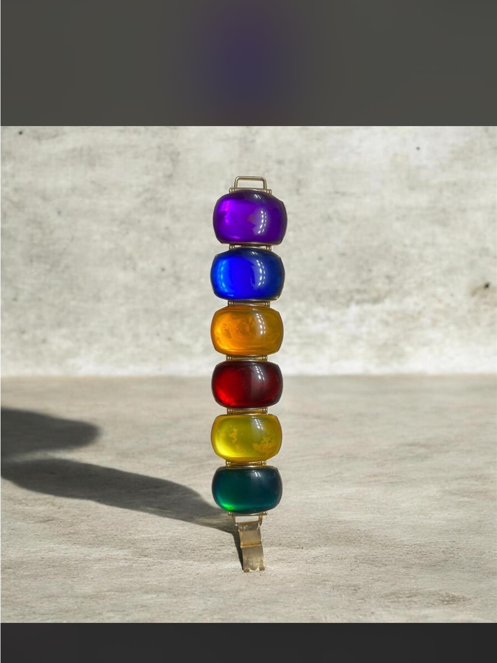 Colorful Stacked Vintage Panel Bracelet